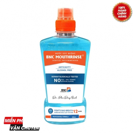 Nước xúc miệng - BNC Mouth Rinse - Đem lại hơi thở thơm mát - 300ml